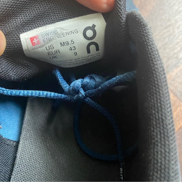 On Cloud 2.0 Midnight Ocean Men's Running Shoes Shoe 9.5 - Picture 3 of 9